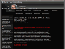 Tablet Screenshot of ethosdocumentary.com